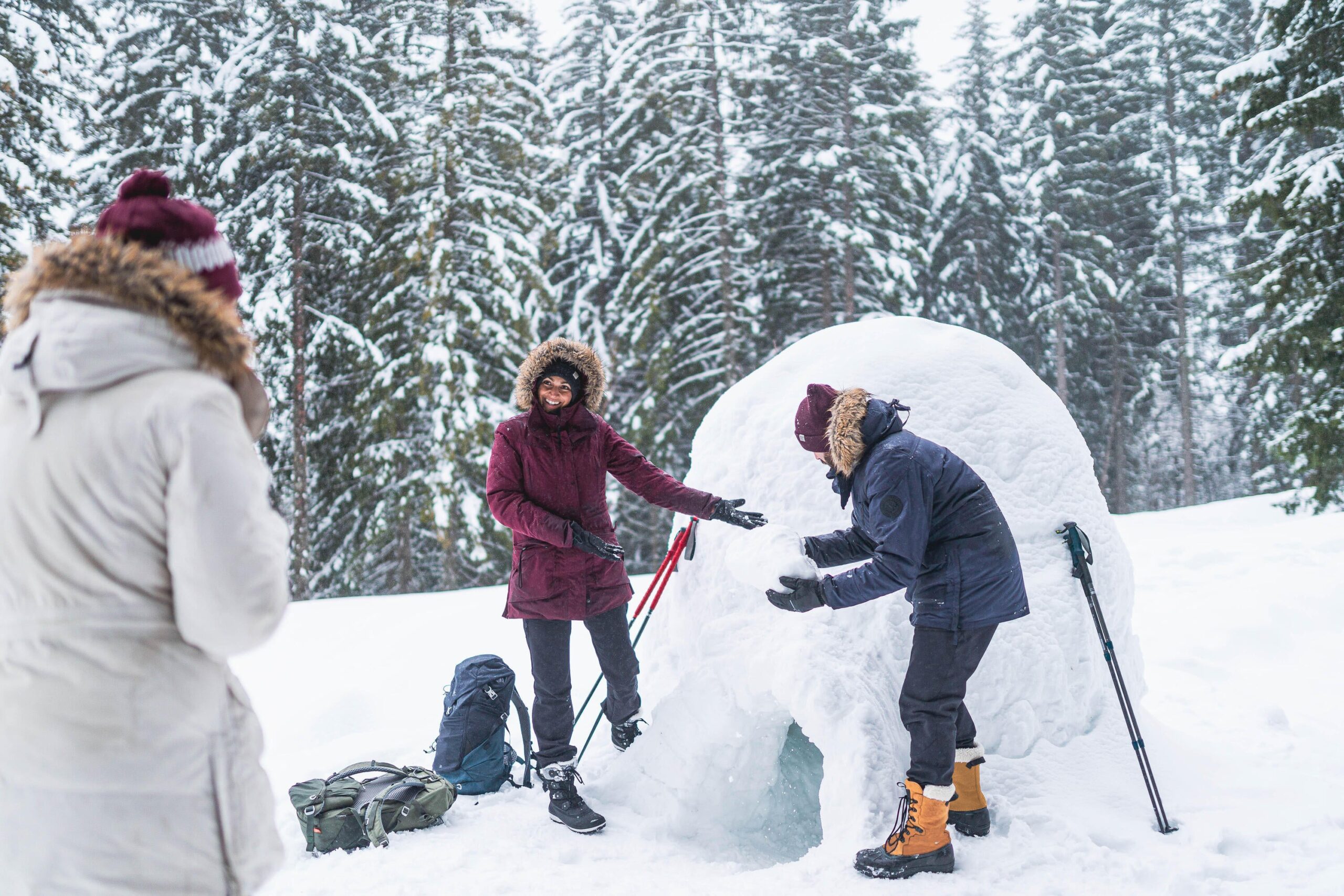 Quechua Women's NH500 Water-Repellent Snow Hiking Pants - Image 20